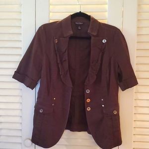White House Black Market brown jacket